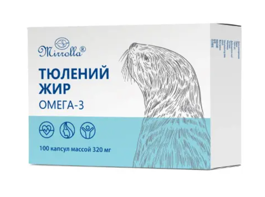 фото упаковки Мирролла тюлений жир