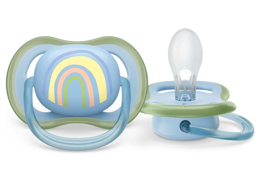 Philips Avent Ultra Air Соска-пустышка, 0-6 месяцев, SCF086/03, соска-пустышка, силиконовая с футляром, 1 шт.