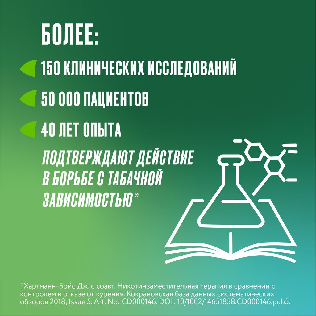 Никоретте, 2 мг, таблетки для рассасывания, фруктовый, 20 шт.
