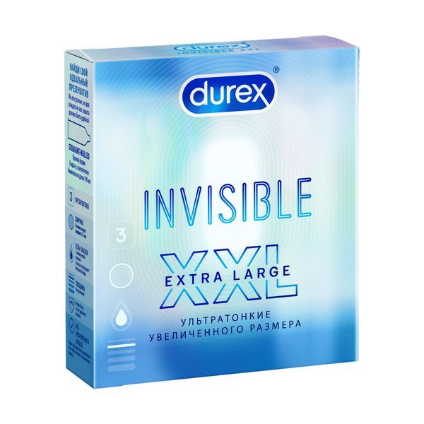 фото упаковки Презервативы Durex Invisible XXL