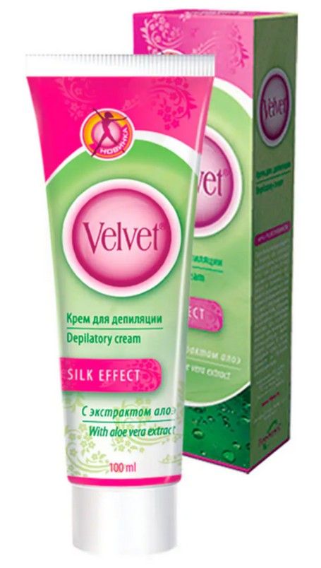 фото упаковки Velvet Крем для депиляции с экстрактом алоэ
