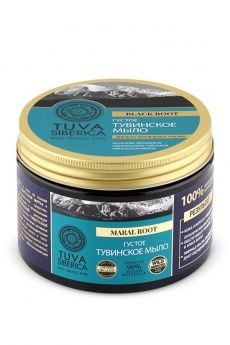 фото упаковки Tuva Siberica Био-мыло для волос и тела густое тувинское