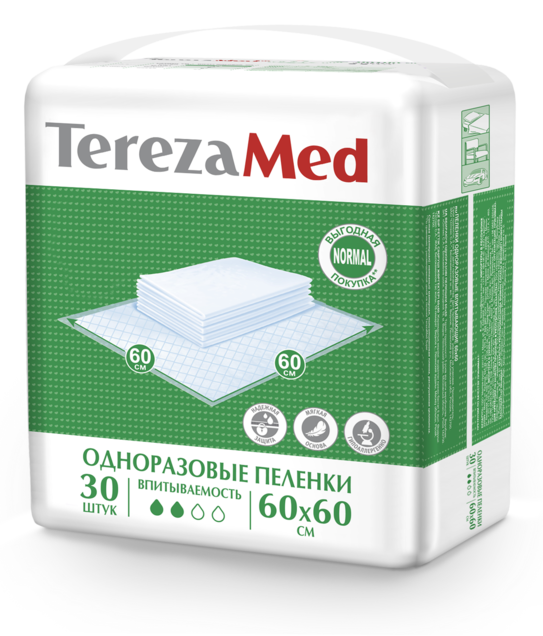 фото упаковки  TerezaMed Normal пеленки одноразовые