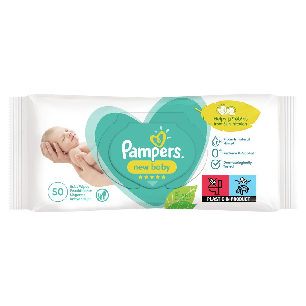 фото упаковки Pampers New Baby Салфетки влажные детские