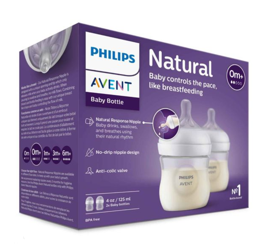 фото упаковки Philips Avent Бутылочка с силиконовой соской Natural Response