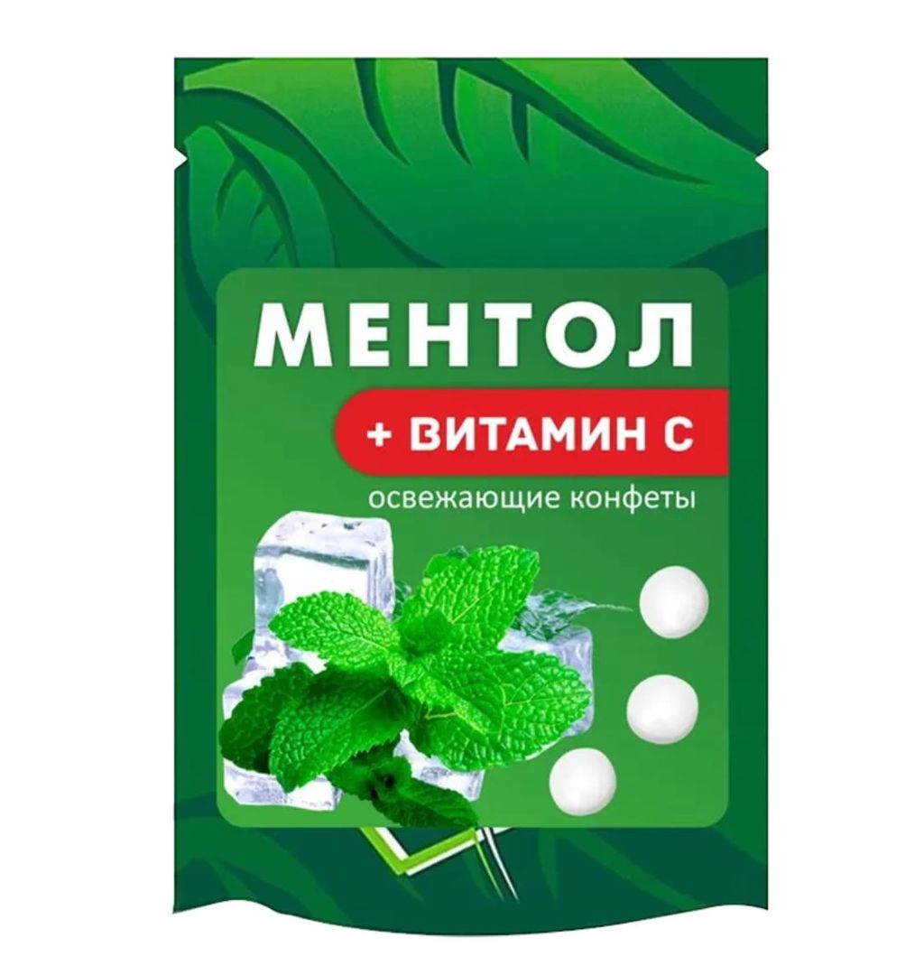 фото упаковки Конфеты освежающие с Ментолом и Витамином С