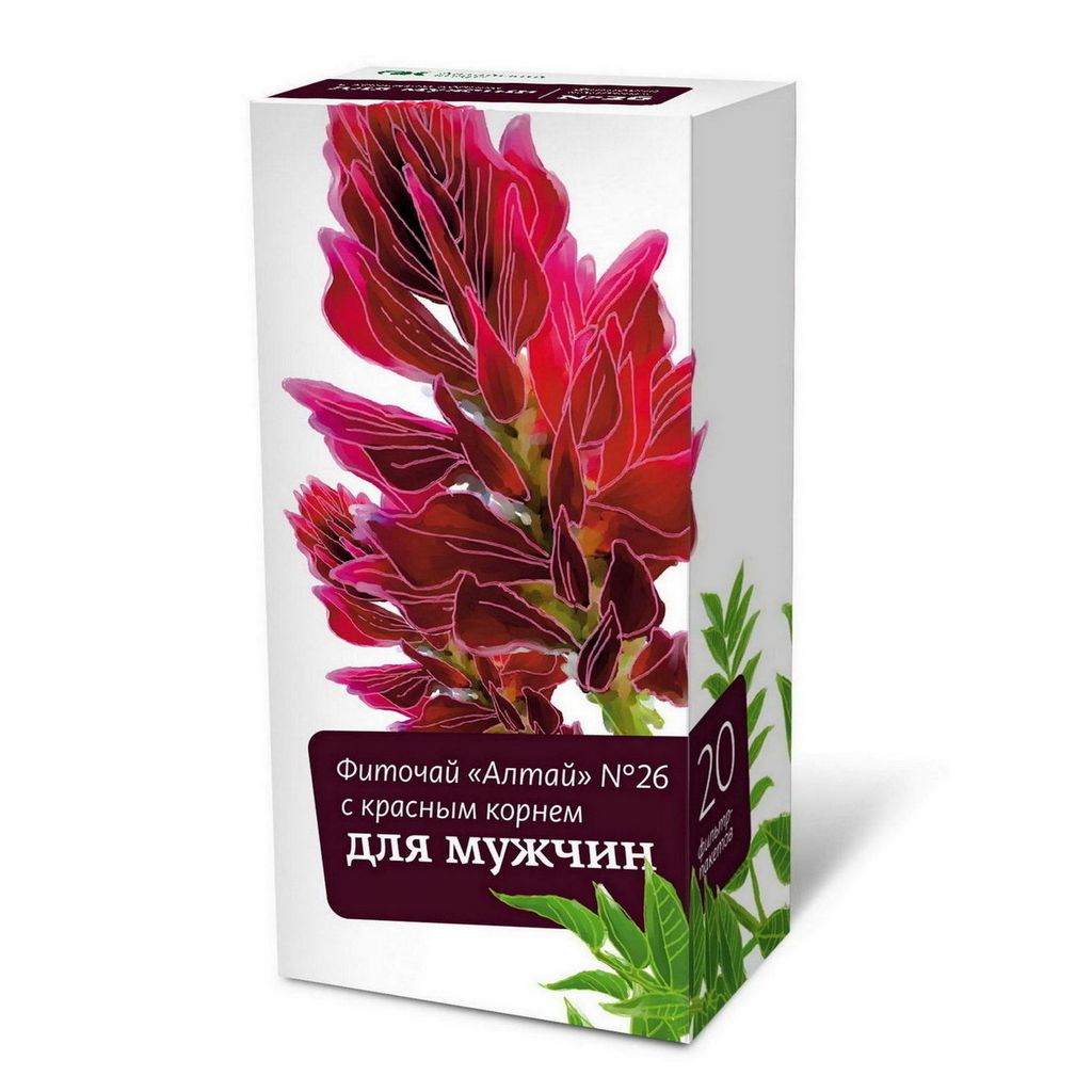 фото упаковки Фиточай Алтай №26 Для мужчин Красный корень