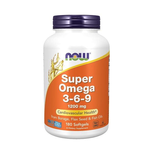 фото упаковки NOW Super Omega 3-6-9