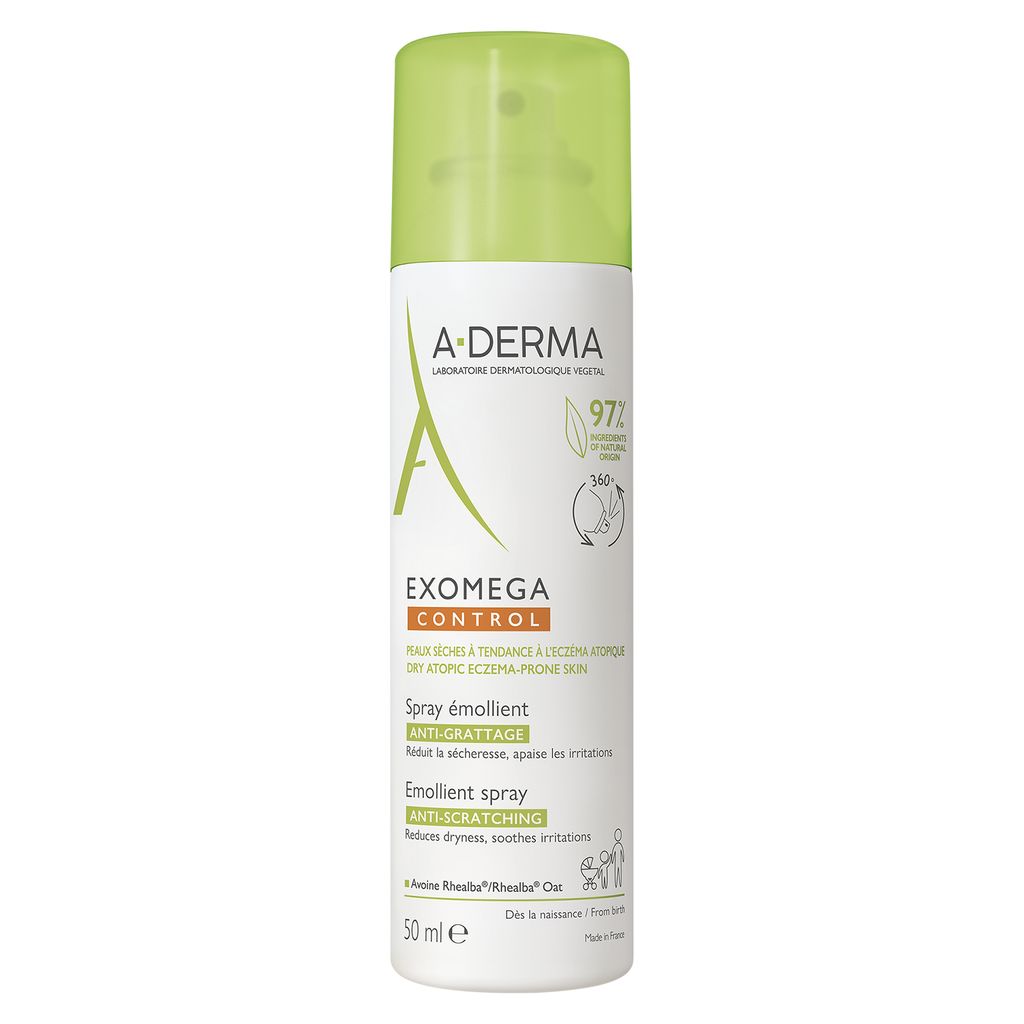 фото упаковки A-Derma Exomega Control Спрей-эмолент смягчающий