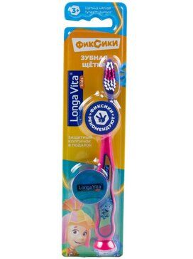 фото упаковки Longa Vita зубная щетка детская мягкие щетинки