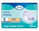 Подгузники-трусы для взрослых Tena Pants Normal, Small S (1), 65-85 см, 15 шт.