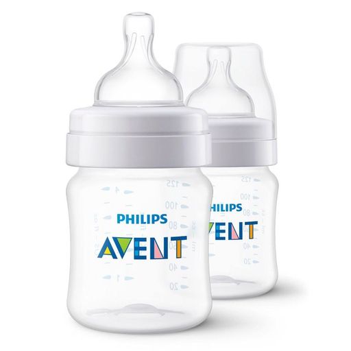 Philips Avent Anti-colic Бутылочка для новорожденных 0+, SCF810/27, 125 мл, 2 шт.