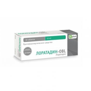 Лоратадин-OBL, 10 мг, таблетки, 10 шт.