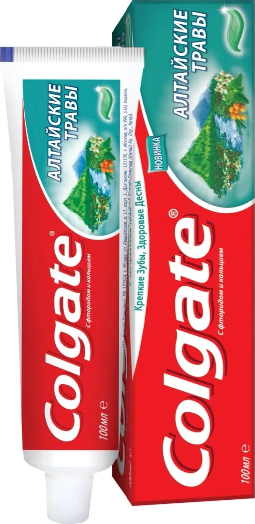 Colgate Алтайские травы зубная паста, паста зубная, 100 мл, 1 шт.