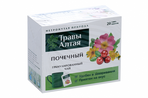 Травы Алтая Почечный чай, экстракт гранулированный, 8 г, 20 шт.