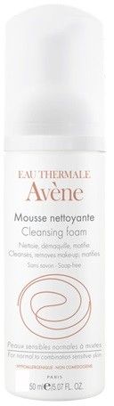 Avene пенка очищающая, пенка для лица, 50 мл, 1 шт.
